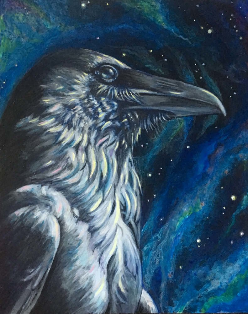 Starlit Raven
